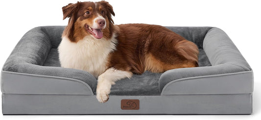 Bedsure Orthopedic Dog Beds Large Sized Dog - Washable Large Dog Cat Bed Waterproof, Comfort Dogs