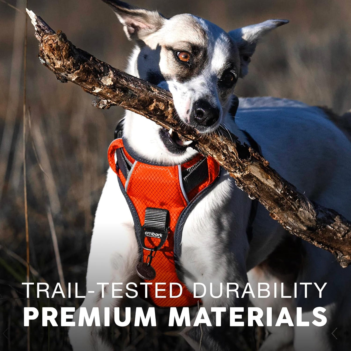 Embark Adventure Dog Harness, No-Pull Reflective Trim Dog Harness for Small, Medium & Large Dogs