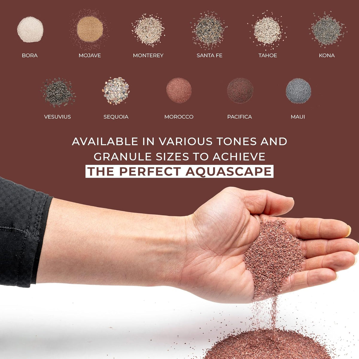 Ultum Nature Systems Controsand Morocco Gravel (3L) - Small Pebbles for Fish Tank - Planted