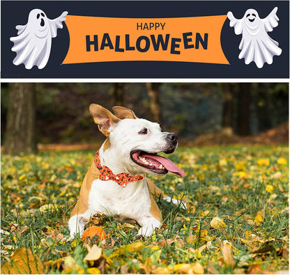 Unique style paws Halloween Dog Collar with Bow Tie Cotton Adjustable Puppy Collar for Small Medium