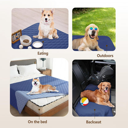 gogobunny 100% Double Sided Waterproof Dog Blanket Soft Pet Bed Cover Reversible Protect Furniture