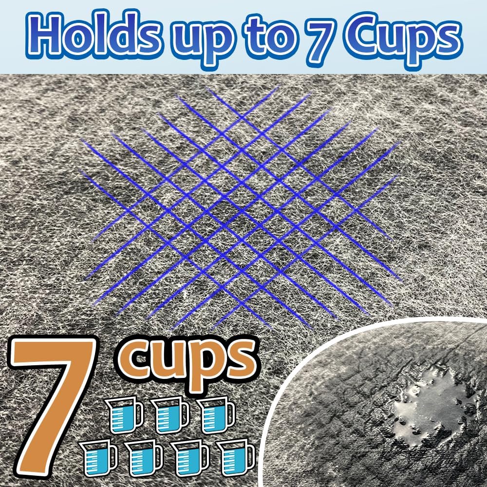 Charcoal Dog Pee Pads Extra Large 28“x34”, Puppy Pads XL 30 Count, Potty Pads for Dogs, Disposable