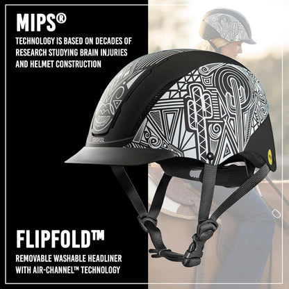 Troxel Spirit MIPS Technology Full Coverage Horse Riding Helmet, Horseback Riding Gear for