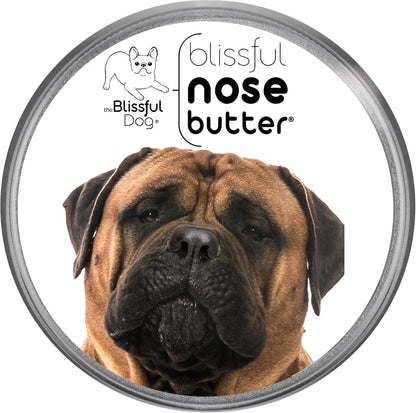 The Blissful Dog Bullmastiff Nose Butter for Dry, Cracked Skin, Lick-Safe Dog Nose Balm with
