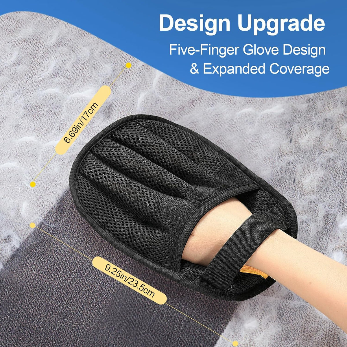 Pet Hair Removal Tool for Cats & Dogs, 2025 New Upgraded Electrostatic Gloves for Pet Hair