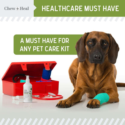 Pet Liquid Bandage for Dogs - 8 oz Spray with Aloe - Wound Care for Dogs Including Cuts, Scrapes