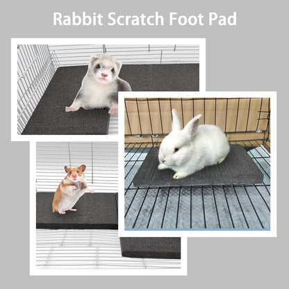 BNOSDM Rabbit Grinding Claw Pads 2 Pack Bunny Scratch Foot Pads Natural Hamster Lava Stone for