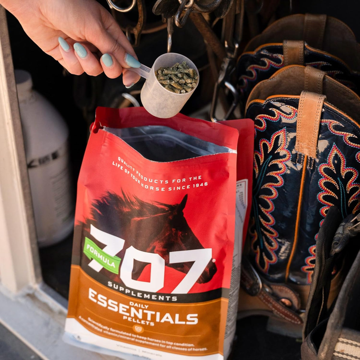 Formula 707 Daily Essentials Equine Supplement, 12 lb Bag – Complete Vitamins and Minerals for
