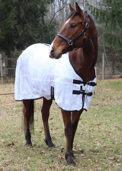 TuffRider Comfy Mesh Fly Sheet | UV Protection Horse Sheet, Standard Neck, 130 Grams Breathable