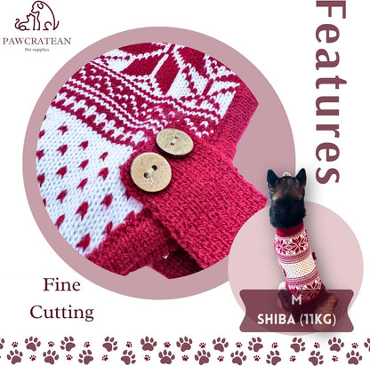 Cute Sweater for Dogs and Cats Soft Flannel Pet Outfit Warm and Cozy Animal Hoodie Small to Large