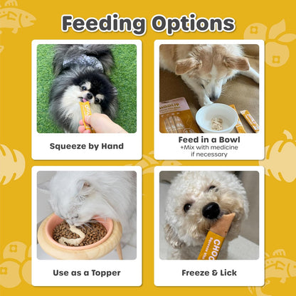 Squeeze Vita Stick Lickable Treats for Dogs & Cats. 7 Kidney Support Sticks with Essential