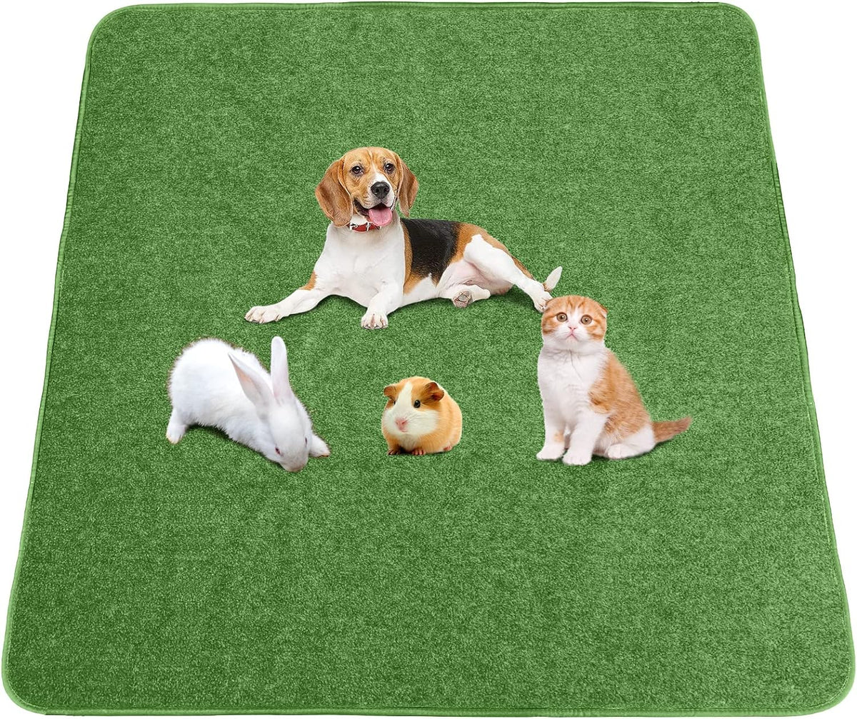 Washable Pee Pads for Dogs, Extra Large Reusable Dog Pee Pad, Waterproof Pet Mat, Dog Playpen Mats