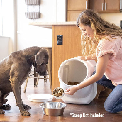Gamma2 Vittles Vault Stackable Dog Food Storage Container with Sealing Lid, Up to 40 lbs Dry Pet