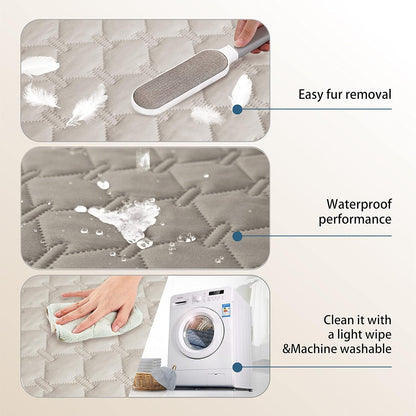 gogobunny 100% Double Sided Waterproof Dog Blanket Soft Pet Bed Cover Reversible Protect Furniture