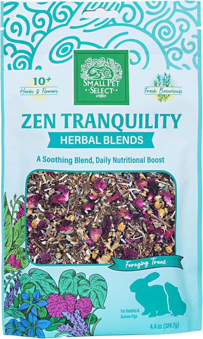 Small Pet Select - Zen Tranquility Herbal Blend, a Natural Herbal Treat for Rabbits and Guinea