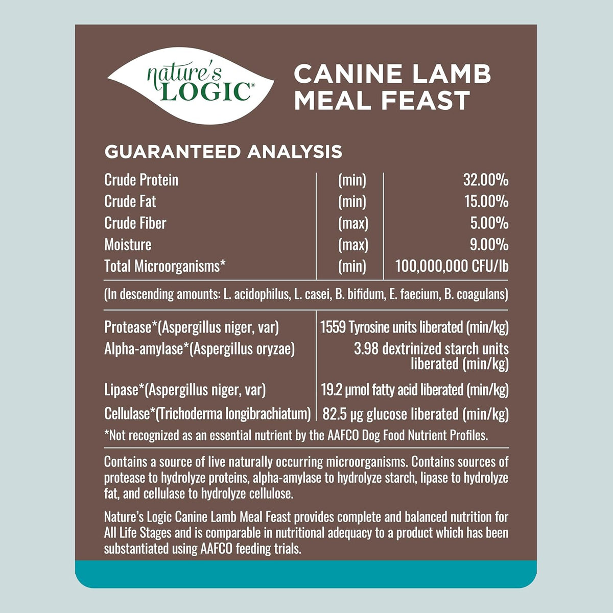 Nature's Logic Dry Dog Food - 100% Natural - No Synthetics - For All Ages, Sizes, Breeds - Free