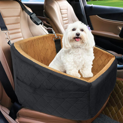 Dog Car Seat for Small Medium Dogs,Detachable Washable Dog Booster Seat Under 30lbs, Pet Car Seat