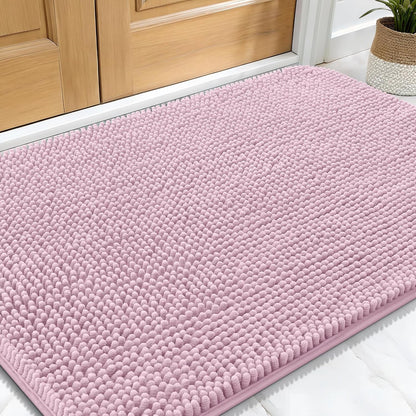 OLANLY Dog Door Mat for Muddy Paws 34x21, Absorbs Moisture and Dirt, Absorbent Non-Slip Washable