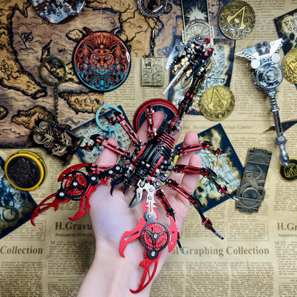 Scorpion 3D Metal Puzzles Kits for Adults Teens – 454 Pcs – Mechanical Assembly Models – 4 Hours to