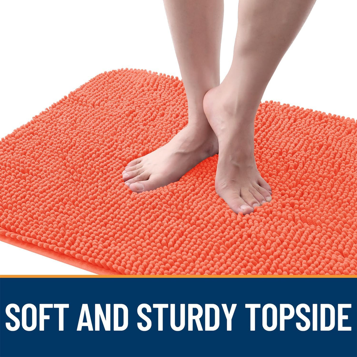 OLANLY Dog Door Mat for Muddy Paws 70x46, Absorbs Moisture and Dirt, Absorbent Non-Slip Washable