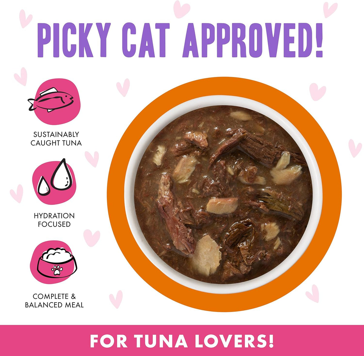 Weruva B.F.F. OMG - Best Feline Friend Oh My Gravy!, Tuna & Salmon Sweet Cheeks with Tuna & Salmon