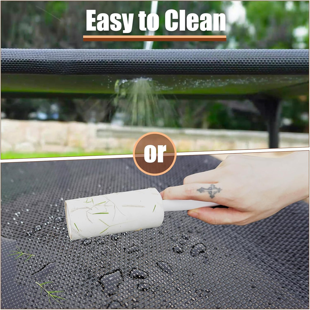 XL Elevated Dog Bed for Large Dogs, Extra Raised Dog Cot Beds, Heavy Duty Pet Cots with Durable