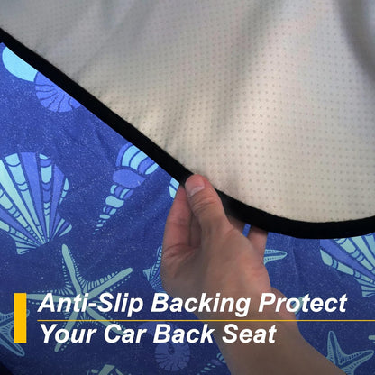 Back Seat Cover for Car Trucks Van SUV,Waterproof Rear Bench Towel Seat Covers for Dogs and