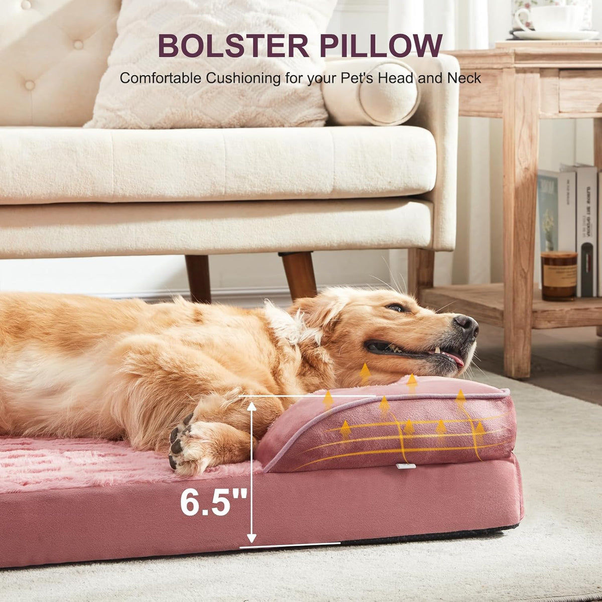 FURTIME Orthopedic Dog Bed for Extra Large Dogs - XL Waterproof Dog Sofa Bed, Ultra Comfy