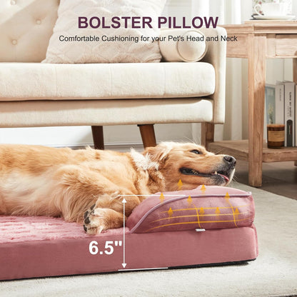 FURTIME Orthopedic Dog Bed for Extra Large Dogs - XL Waterproof Dog Sofa Bed, Ultra Comfy