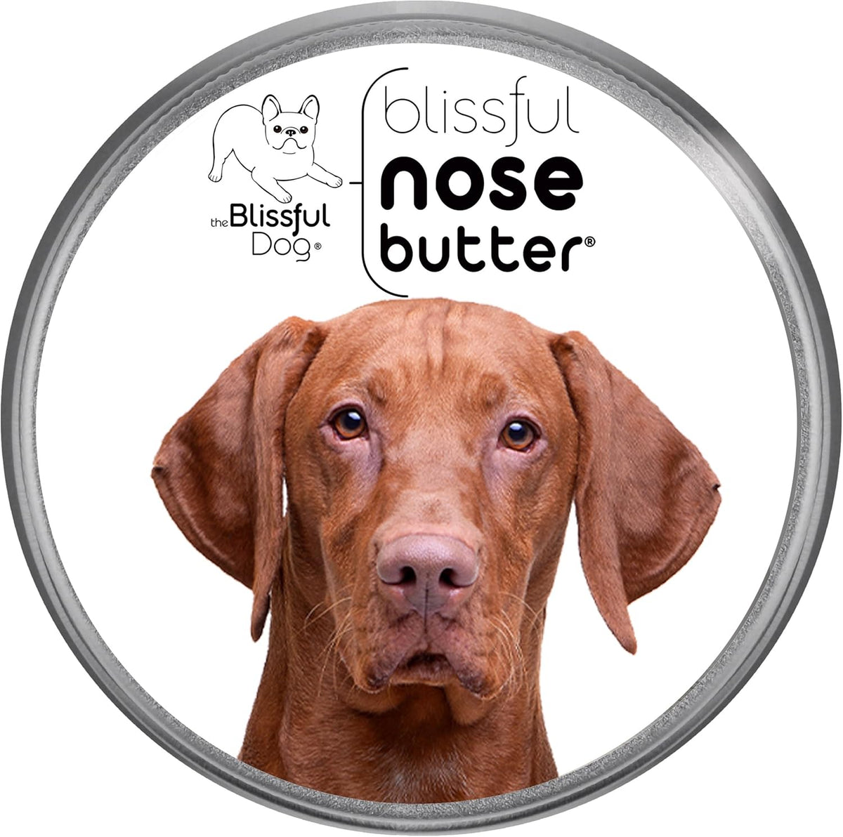 The Blissful Dog Vizsla Nose Butter for Dry, Cracked Skin, Lick-Safe Dog Nose Balm with