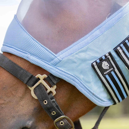 Equinavia Algard Soft Mesh Horse Fly Mask with Ear Protection and 45 UPF Rating | No Eye Irritation