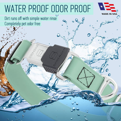 Dogline Biothane Waterproof Dog Collar with Herm Sprenger Stainless Steel Quick Release Buckle