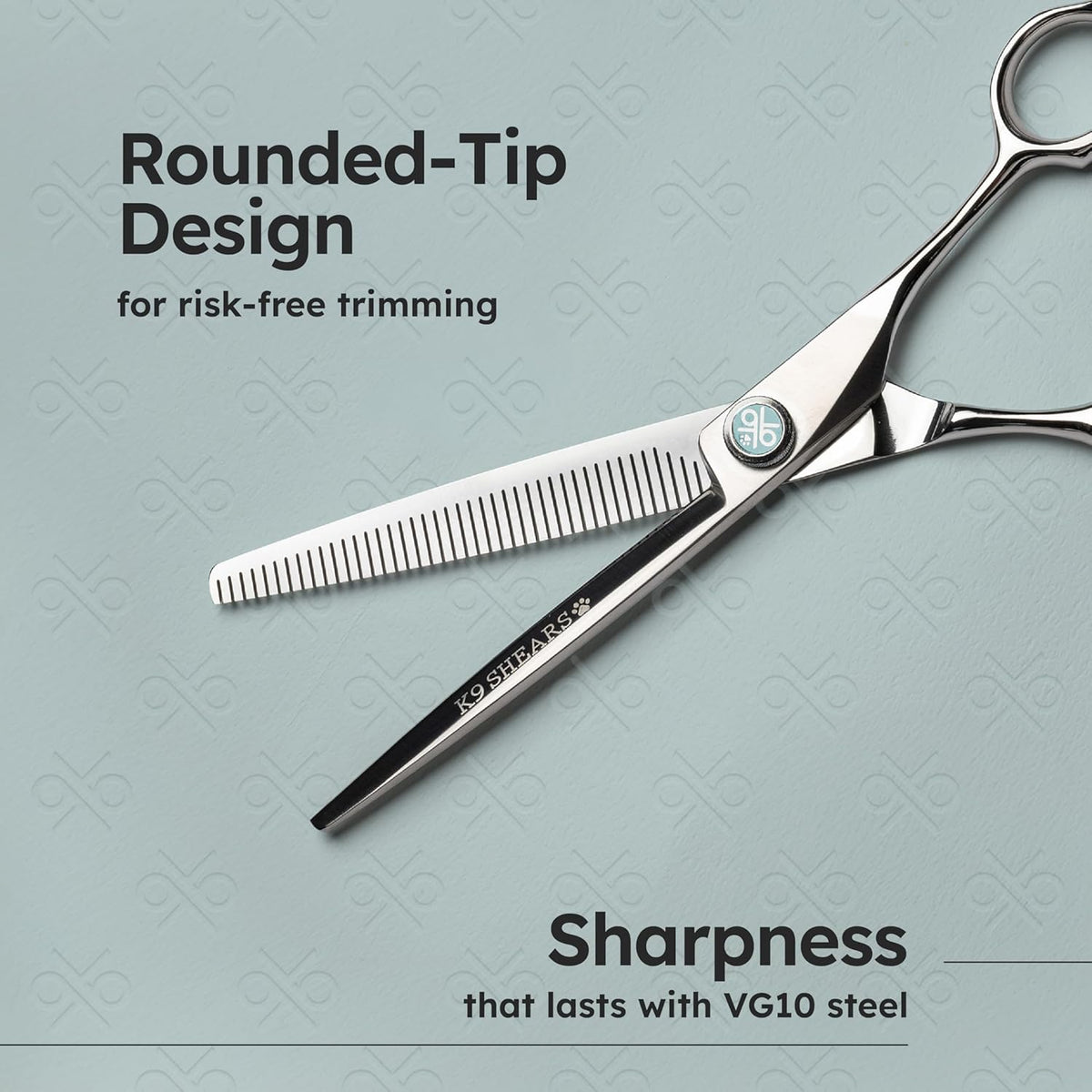 8” Dog Grooming Scissors – VG10 Japanese Steel Professional Pet Thinning Shears for Cats & Dogs |