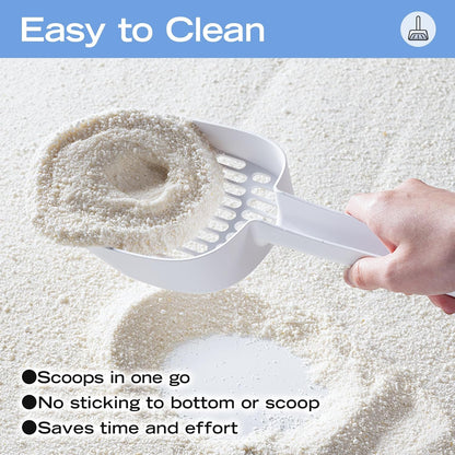 Natural Cat Litter Unscented, 100% Plant-Based, Strong Clumping Litter, Easy Scooping, Clumps Lift