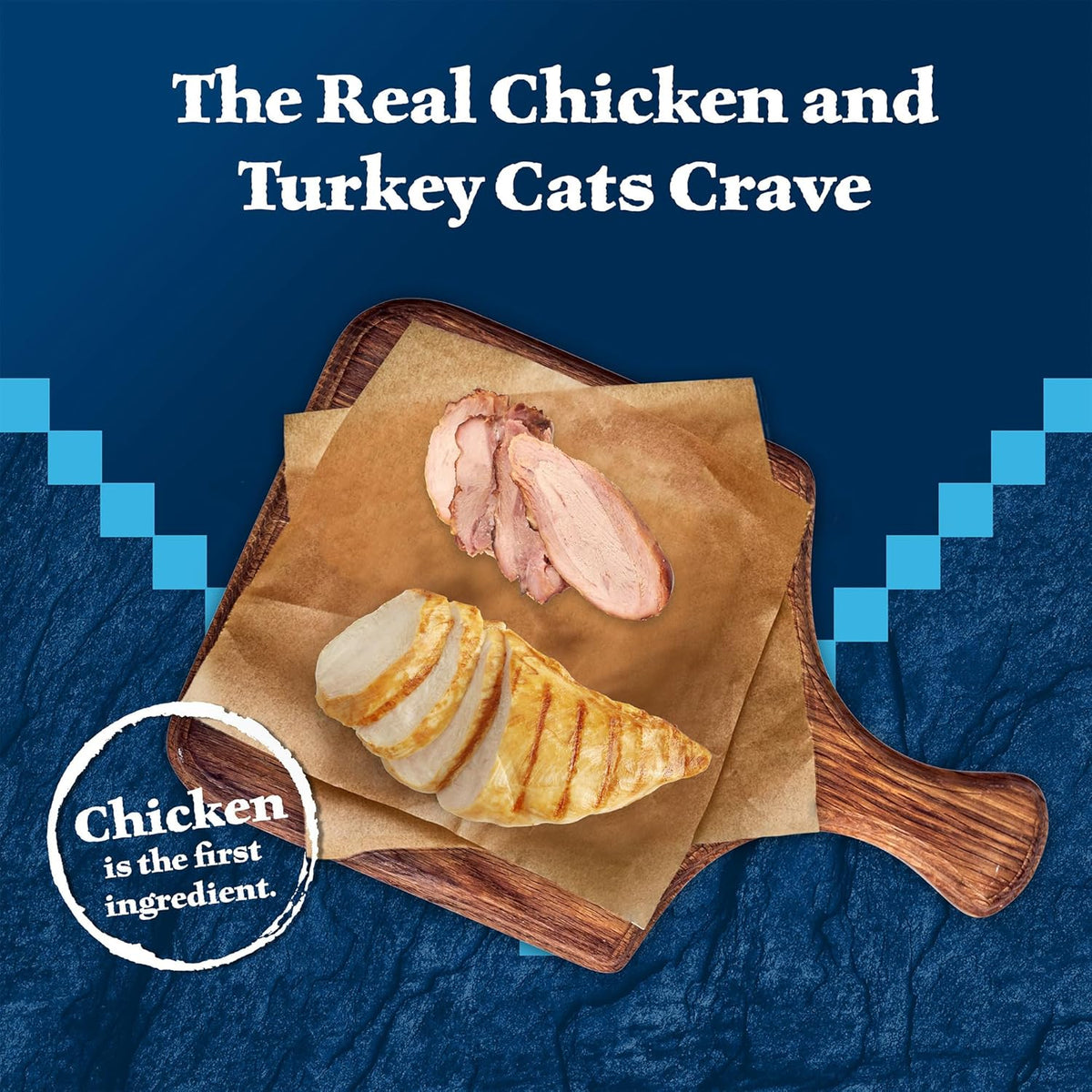 Blue Buffalo Wilderness Wild Delights Meaty Morsels Wet Cat Food, High-Protein & Grain-Free, Made