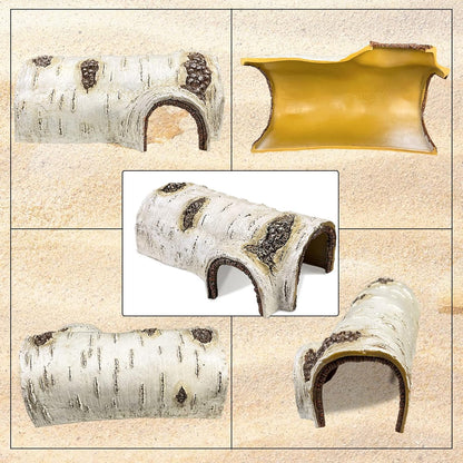 Reptile Hide Large Caves Simulation Tree Hideout Snake Hide Leopard Gecko Terrarium Plastic Plant