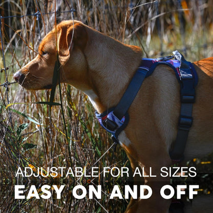 Embark Adventure Dog Harness, Reflective Trim No Pull Dog Harnesses for Small Sized Dogs - Military