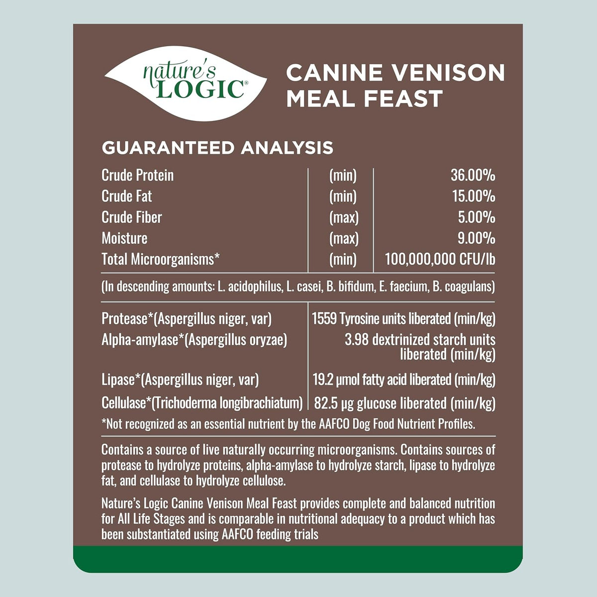 NATURE'S LOGIC Dry Dog Food - 100% Natural - No Synthetics - for All Ages, Sizes, Breeds - Free