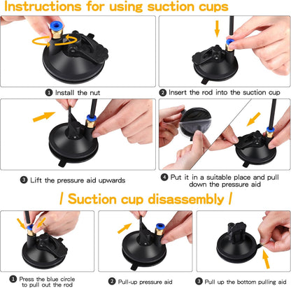 Soarer 4-in-1 Interactive Cat Feather Toys,12Pcs Durable Fishing Pole Cats Feathers Toy