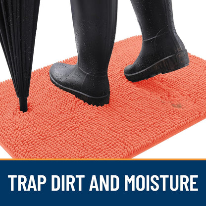 OLANLY Dog Door Mat for Muddy Paws 70x46, Absorbs Moisture and Dirt, Absorbent Non-Slip Washable