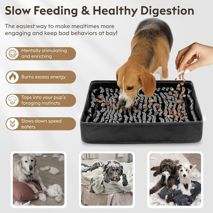 Snuffle Mat for Dogs, Dog Puzzle Mat, Interactive Dog Toys for Enrichment,Sniff Mats with Non-Slip