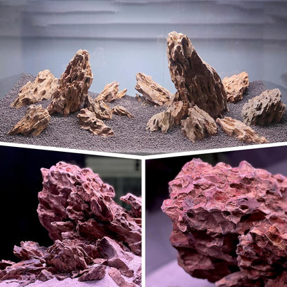 5LB Aquarium Rocks Dragon Stone for Aquariums Landscaping Model Fish Tanks Terrariums Vivariums