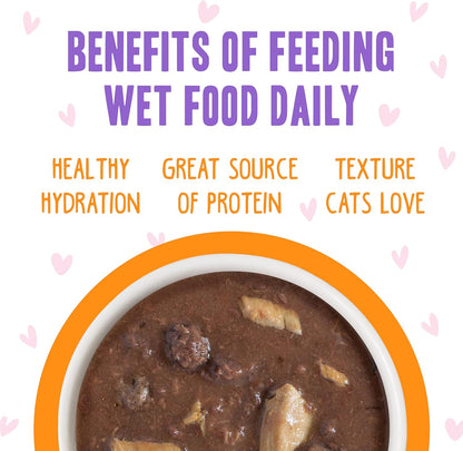 Weruva B.F.F. OMG - Best Feline Friend Oh My Gravy!, Tuna & Salmon Start Me Up with Tuna & Salmon