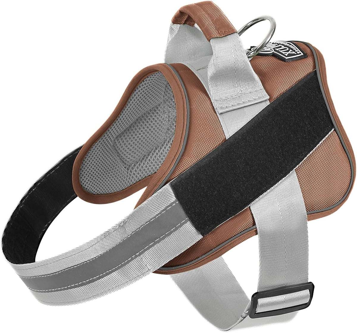 Bolux Dog Harness, No-Pull Reflective Dog Vest, Breathable Adjustable Pet Harness with Handle for