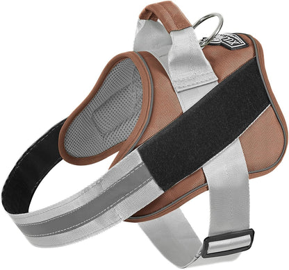 Bolux Dog Harness, No-Pull Reflective Dog Vest, Breathable Adjustable Pet Harness with Handle for