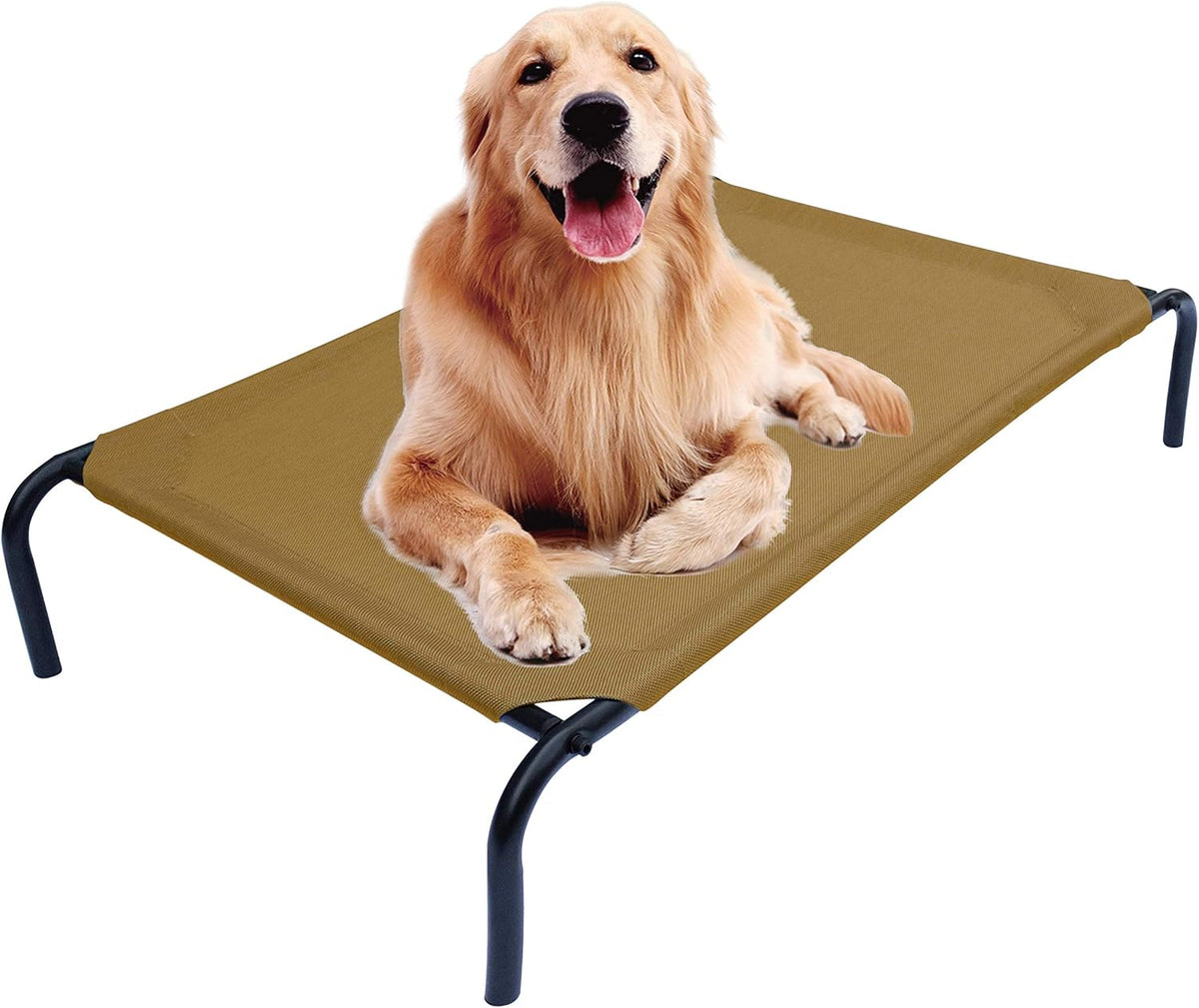 PHYEX Elevated Dog Bed for Large Dogs, Raised Dog Bed with Breathable Mesh, Non Slip, Easy to