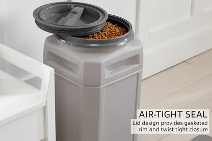 Mighty Tuff Airtight Dog Food Storage Container – 13 Gal, up to 54 lb Capacity – Cat and Dog Food
