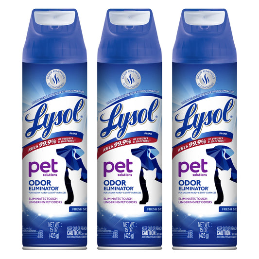 Lysol Pet Odor Eliminator Spray. Chosen for real quality, fits naturally into modern pet homes.