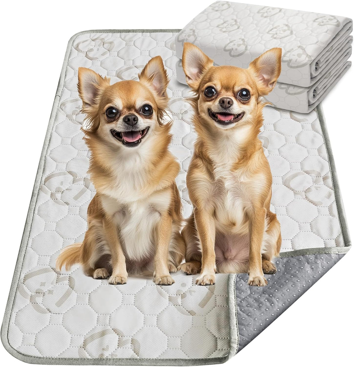 FXW Washable Pee Pads for Dogs, Puppy Pads with Super Absorbent, Specifically Designed for 24inch