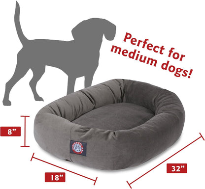 Majestic Pet Villa 24 Inch Shredded Memory Foam Dog Bed for Small Sized Dogs 24x19x7